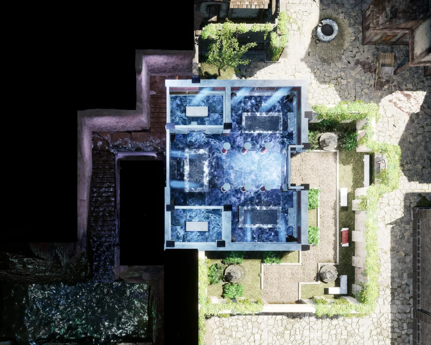 Dungeon Of Dead Three at sunrise